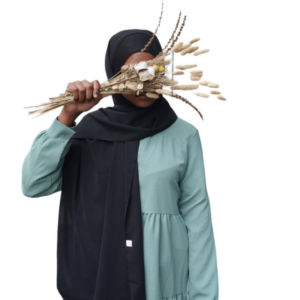 Hidjab cagoule intégré en soie de Médine